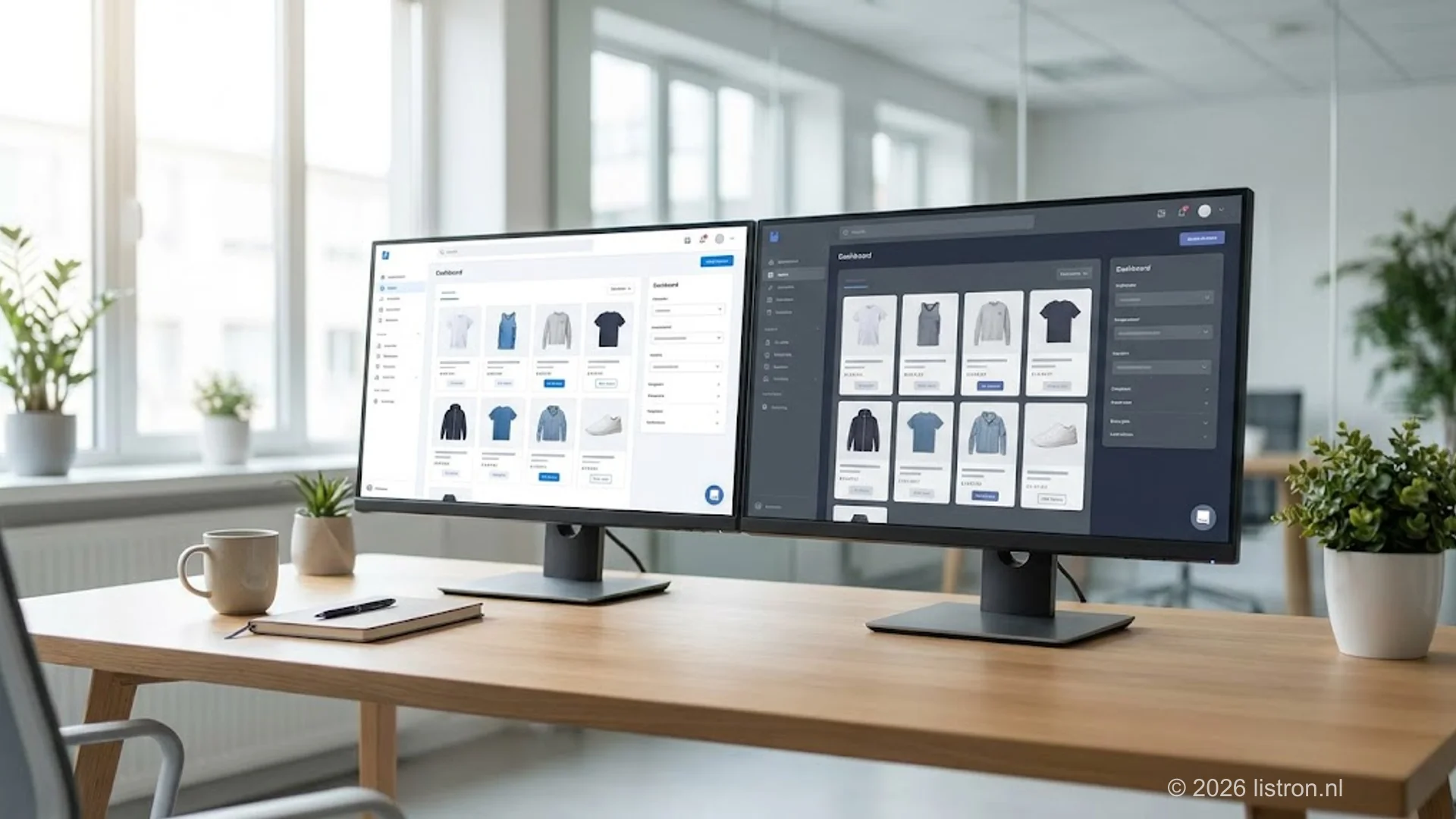 Comparison of Listron vs Channable marketplace software on one workspace