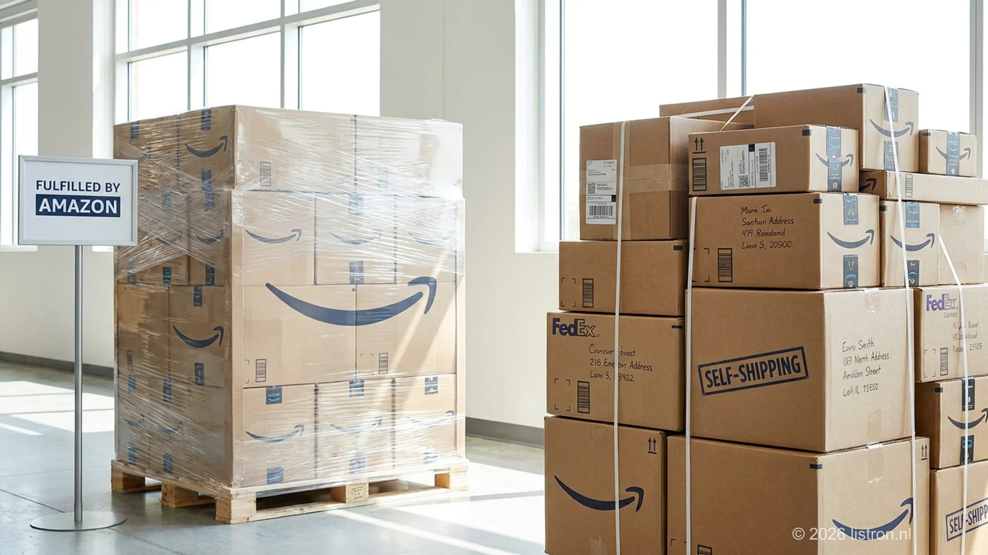 Seller managing Amazon.nl listings and fulfillment from Seller Central