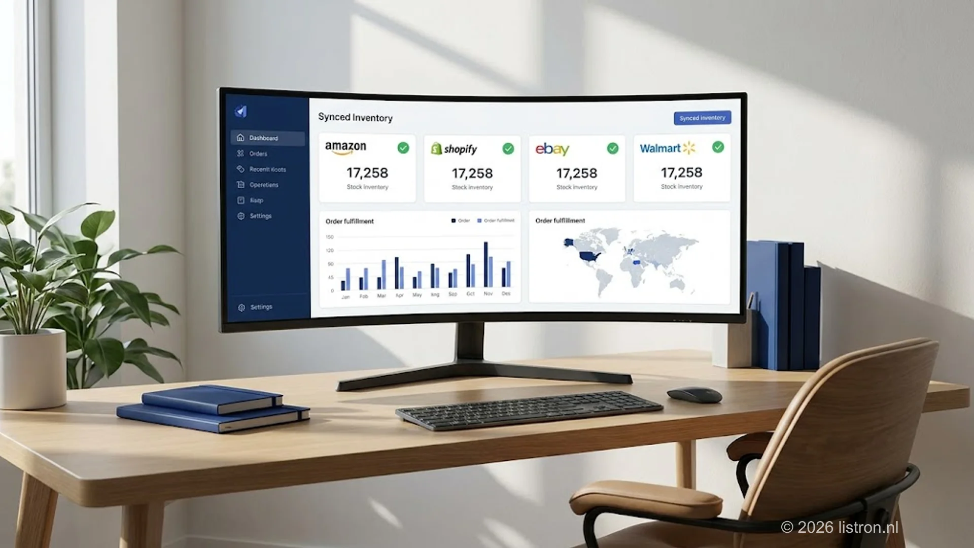 Real-time inventory synchronization across multiple marketplaces from one system